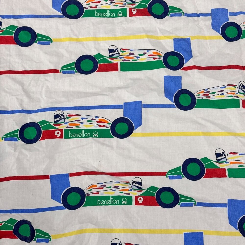 Vintage Bennetton Race Car Twin Fitted Sheet - Picture 2 of 6